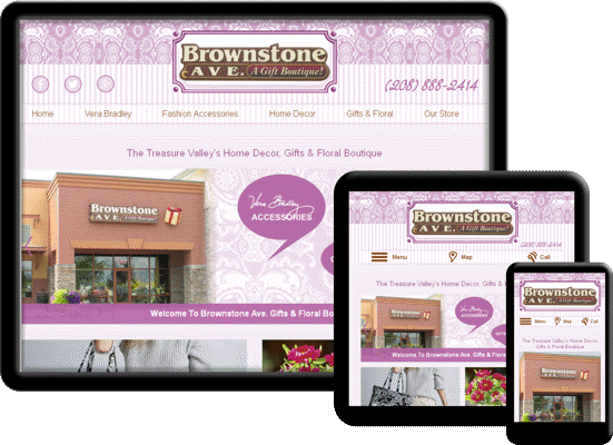 Web design for retail shops, boutiques, and restaurants throughout Boise, Eagle, Meridian & Nampa.